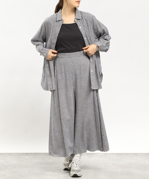 GLOBAL WORK Smile Seed Store（グローバルワーク スマイルシードストア）の「華奢リブタンクトップ/984082（タンクトップ・レディース・チャコール/オフホワイト/グレー系その他/ブラック/ライトベージュ・MEDIUM/LARGE/SMALL/X-LARGE）」の14枚目の写真