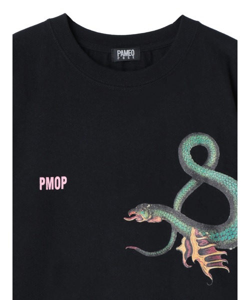 PAMEO POSE(パメオポーズ)の「& T-shirts(Tシャツ/カットソー・レディース・ブラック/ホワイト・FREE)」の4枚目の写真
