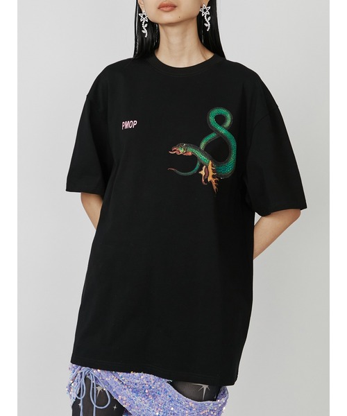 PAMEO POSE(パメオポーズ)の「& T-shirts(Tシャツ/カットソー・レディース・ブラック/ホワイト・FREE)」の10枚目の写真