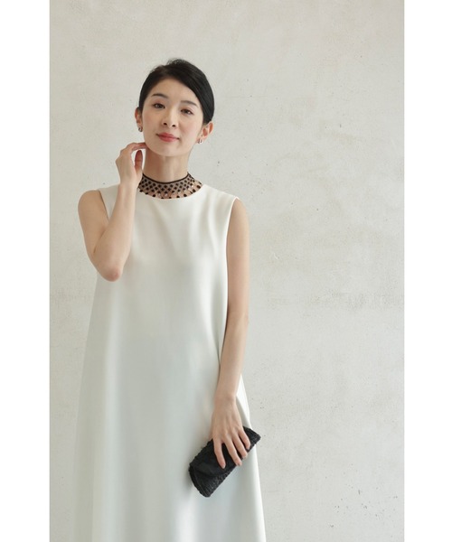 cawaii(カワイイ)の「(黒)ビジューの雫が揺れるレースチョーカー(チョーカー・レディース・ブラック・FREE)」の8枚目の写真