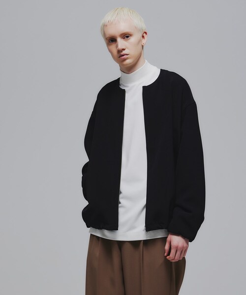 【セール】ドローコードMA－1ノーカラージャケット（ブルゾン）｜tk.TAKEO KIKUCHI（ティーケータケオキクチ）