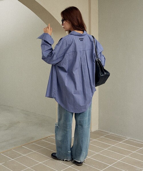 【新品】MARY QUANT×PUBLUX ロゴスウェット ネイビー 限定展開 PUBLUX（パブリュクス）の「MARY QUANT × PUBLUX/マリークワント