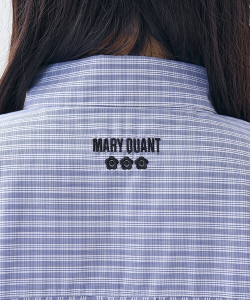 MARY QUANT × PUBLUX/マリークワント ロゴ刺繍ビッグシャツ 限定
