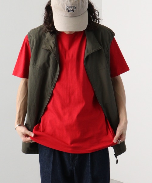 ACE(エース)の「ACE 半袖Tシャツ(Tシャツ/カットソー・メンズ・ピンク/レッド/グレー/アーミー/アイボリー/ブルー/オレンジ/ターコイズブルー/ホワイト/ブラック/グレイッシュベージュ/ライム・LL/M/L/S)」の11枚目の写真