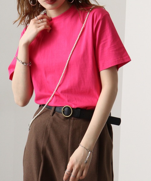 ACE(エース)の「ACE 半袖Tシャツ(Tシャツ/カットソー・メンズ・ピンク/レッド/グレー/アーミー/アイボリー/ブルー/オレンジ/ターコイズブルー/ホワイト/ブラック/グレイッシュベージュ/ライム・LL/M/L/S)」の10枚目の写真