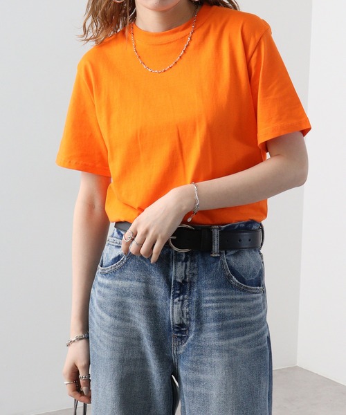 ACE(エース)の「ACE 半袖Tシャツ(Tシャツ/カットソー・メンズ・ピンク/レッド/グレー/アーミー/アイボリー/ブルー/オレンジ/ターコイズブルー/ホワイト/ブラック/グレイッシュベージュ/ライム・LL/M/L/S)」の12枚目の写真