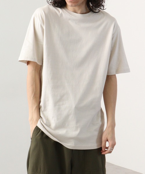 ACE(エース)の「ACE 半袖Tシャツ(Tシャツ/カットソー・メンズ・ピンク/レッド/グレー/アーミー/アイボリー/ブルー/オレンジ/ターコイズブルー/ホワイト/ブラック/グレイッシュベージュ/ライム・LL/M/L/S)」の2枚目の写真