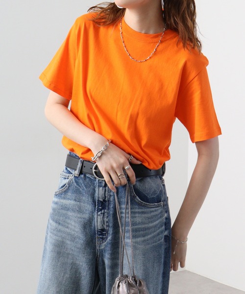 ACE(エース)の「ACE 半袖Tシャツ(Tシャツ/カットソー・メンズ・ピンク/レッド/グレー/アーミー/アイボリー/ブルー/オレンジ/ターコイズブルー/ホワイト/ブラック/グレイッシュベージュ/ライム・LL/M/L/S)」の16枚目の写真