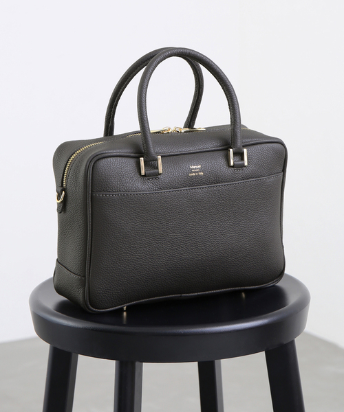 IENA ManuelMILANO マニュエルミラノレザーバッグ グレー 追加2》【Manuel MILANO/マニュエルミラノ】レザーバッグ