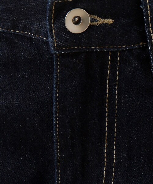 index（インデックス）の「◆≪美人百花掲載≫ ワイドストレートデニム【洗濯機洗い可】（デニムパンツ・レディース・サックスブルー/ネイビー・36/38/40/42）」の11枚目の写真