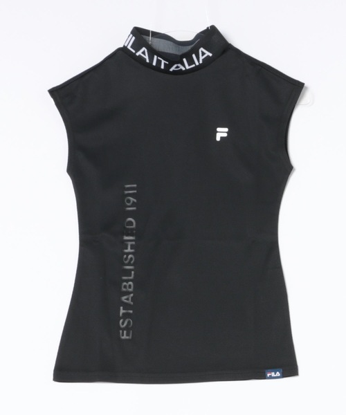 FILA GOLF(フィラゴルフ )の「【FILA GOLF/フィラゴルフ】レディースモックネックモックネックシャツ ゴルフ(シャツ/ブラウス・レディース・ホワイト/ピンク/ブラック・X-SMALL/SMALL/MEDIUM/LARGE)」の3枚目の写真