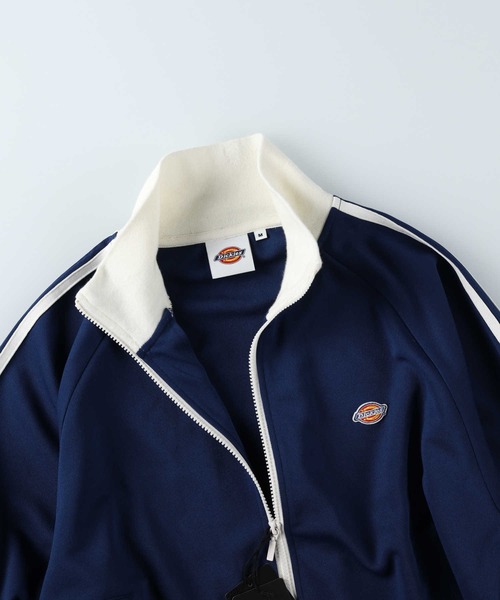 Right-on（ライトオン）の「【Dickies】トラックジャケット ロゴ ジャージ サイドライン（ジャージ・レディース・ホワイト×ネイビー/ブラック×ホワイト・M/L/XL）」の18枚目の写真
