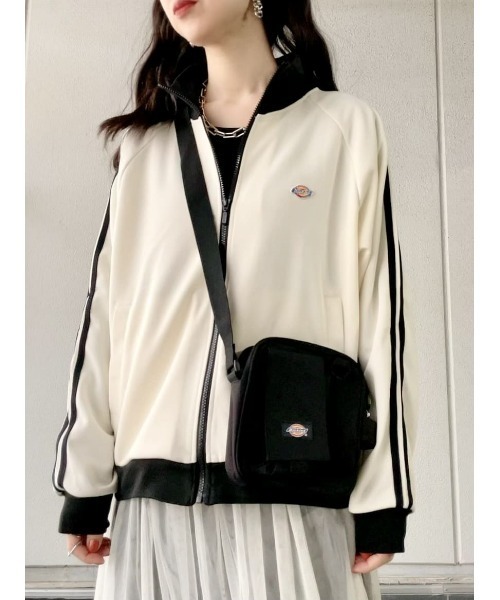 Right-on（ライトオン）の「【Dickies】トラックジャケット ロゴ ジャージ サイドライン（ジャージ・レディース・ホワイト×ネイビー/ブラック×ホワイト・M/L/XL）」の22枚目の写真