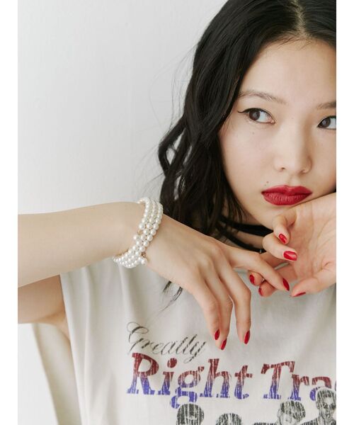 jouetie（ジュエティ）の「パールブレスレット（ブレスレット・レディース・ゴールド・FREE）」の2枚目の写真