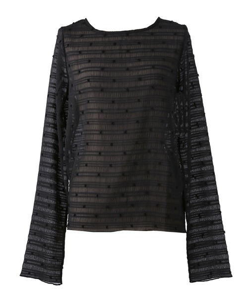 tシャツ シアードットカットソー レディース シアードットトップス（Tシャツ/カットソー）｜coca（coca