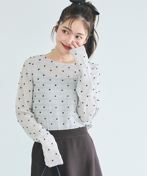 シアードットトップス（Tシャツ/カットソー）｜coca（coca