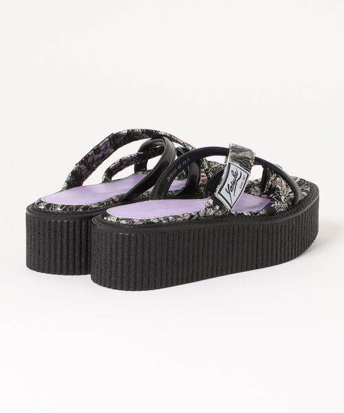 YOSUKE（ヨースケ）の「「YOSUKE/ヨースケ」厚底ストラップサンダル（サンダル・レディース・ブラック系その他/ブラック/アイボリー/ブラック×ホワイト・22.5/23/23.5/24/24.5/25）」の5枚目の写真