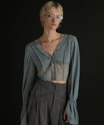 PRANK PROJECT | シアーテレコレイヤーカーデ / Sheer Teleco Layered Cardigan(カーディガン/ボレロ)