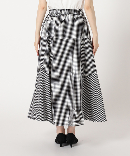 JOURNAL STANDARD relume（ジャーナルスタンダード　レリューム）の「《追加》タフタチェックフレアースカート（スカート・レディース・ブラック/ホワイト・FREE）」の17枚目の写真