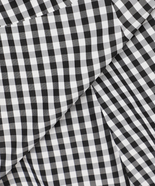 JOURNAL STANDARD relume（ジャーナルスタンダード　レリューム）の「《追加》タフタチェックフレアースカート（スカート・レディース・ブラック/ホワイト・FREE）」の22枚目の写真