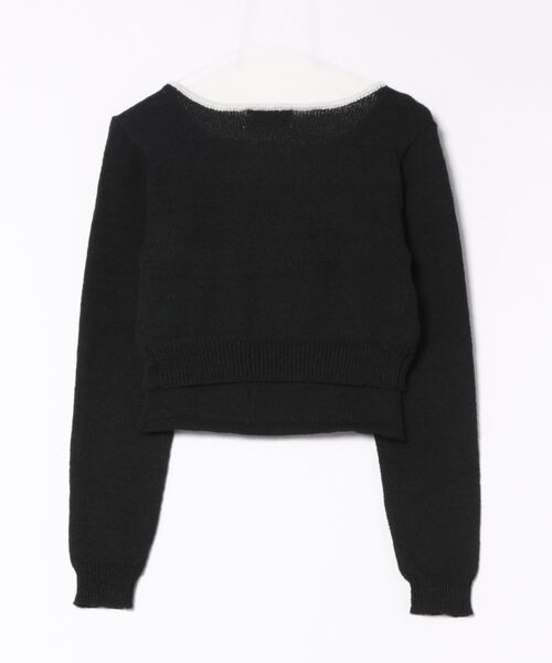 3.3 Field Trip （3.3フィールドトリップ）の「3.3 Field Trip／ニットカーデキャミSET 2105726（カーディガン/ボレロ・レディース・ブラック/ブルー・FREE）」の4枚目の写真