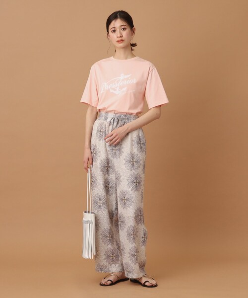 DRESSTERIOR(ドレステリア)の「◆【洗える/大人カジュアル】マリンロゴプリントTシャツ(Tシャツ/カットソー・レディース・ホワイト/ネイビー/ピンク・36/38/34)」の17枚目の写真