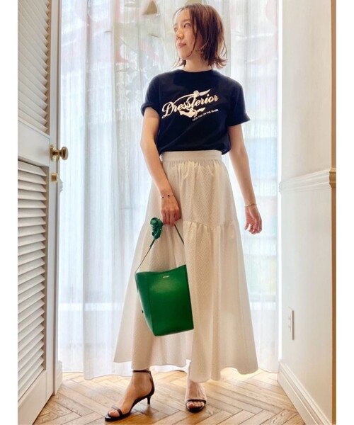 DRESSTERIOR(ドレステリア)の「◆【洗える/大人カジュアル】マリンロゴプリントTシャツ(Tシャツ/カットソー・レディース・ホワイト/ネイビー/ピンク・36/38/34)」の22枚目の写真