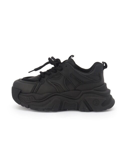 cs T&P（シーエスティーアンドピー）の「厚底ダッドスニーカー（スニーカー・レディース・ホワイト/ブラック・S/M/LL/L）」の6枚目の写真