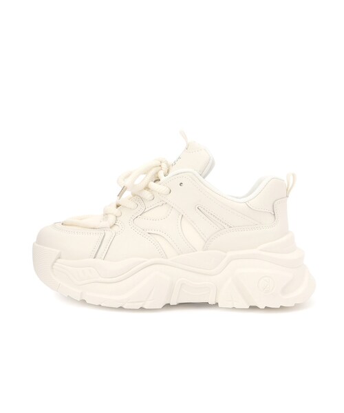 cs T&P（シーエスティーアンドピー）の「厚底ダッドスニーカー（スニーカー・レディース・ホワイト/ブラック・S/M/LL/L）」の7枚目の写真