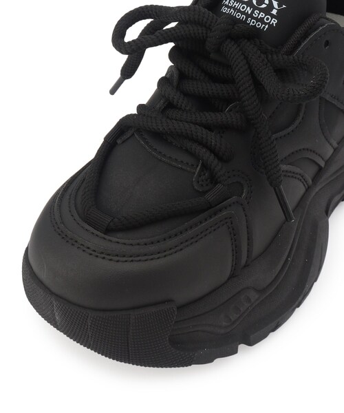 cs T&P（シーエスティーアンドピー）の「厚底ダッドスニーカー（スニーカー・レディース・ホワイト/ブラック・S/M/LL/L）」の13枚目の写真