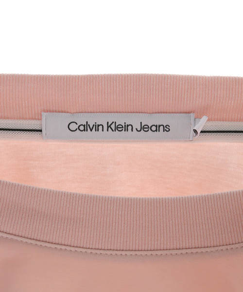 JOINT WORKS（ジョイントワークス）の「【Calvin Klein Jeans / カルバン クライン ジーンズ】 A-SS DIFFUSED LOGO（Tシャツ/カットソー・レディース・ホワイト/ピンク・SMALL）」の21枚目の写真