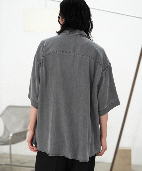 TENCEL DENIM VINTAGE SHIRT（シャツ/ブラウス）｜WYM LIDNM