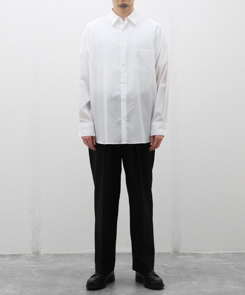 markaware(マーカウェア)の「【MARKAWARE / マーカウェア】COMFORT FIT SHIRT LOAN(シャツ/ブラウス・メンズ・ホワイト/Yellow/ダークグリーン・2/3)」の4枚目の写真