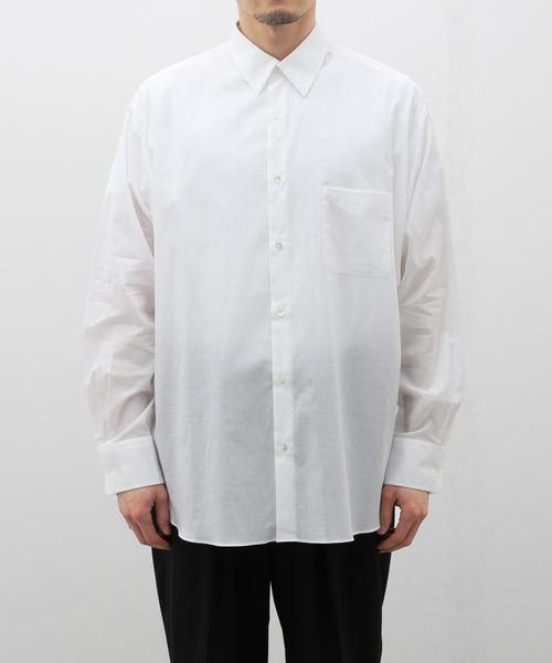 markaware(マーカウェア)の「【MARKAWARE / マーカウェア】COMFORT FIT SHIRT LOAN(シャツ/ブラウス・メンズ・ホワイト/Yellow/ダークグリーン・2/3)」の5枚目の写真