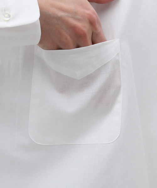 markaware(マーカウェア)の「【MARKAWARE / マーカウェア】COMFORT FIT SHIRT LOAN(シャツ/ブラウス・メンズ・ホワイト/Yellow/ダークグリーン・2/3)」の12枚目の写真