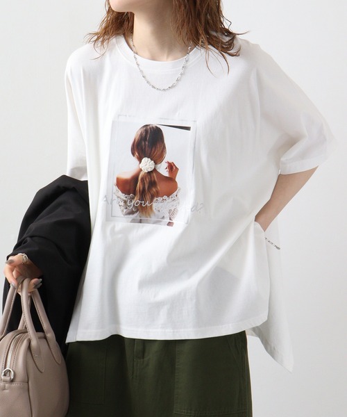 tシャツ Eglantine シュシュ付カットソー レディース セール】Eglantine シュシュ付カットソー（Tシャツ/カットソー