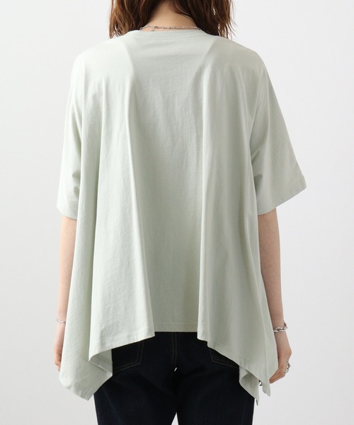 EGLANTINE(エグランティーヌ)の「Eglantine シュシュ付カットソー(Tシャツ/カットソー・レディース・ラベンダー/ネイビー/ライトグリーン/オフホワイト・40)」の21枚目の写真