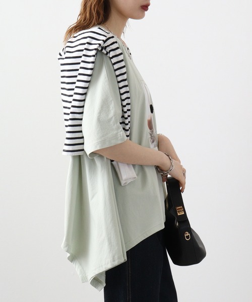 tシャツ Eglantine シュシュ付カットソー レディース セール】Eglantine シュシュ付カットソー（Tシャツ/カットソー