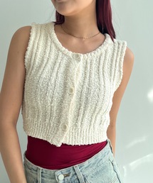 SHAGGIE | クロップ丈サマーニットベスト(ベスト)