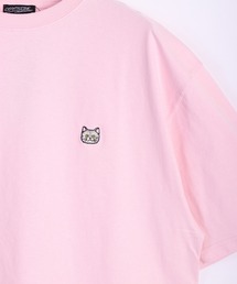 WESTSEA（ウエストシー）の「ワンポイントネコ刺繍 キャットフェイスモチーフ 半袖Tシャツ オーバーサイズ（Tシャツ/カットソー・メンズ）」