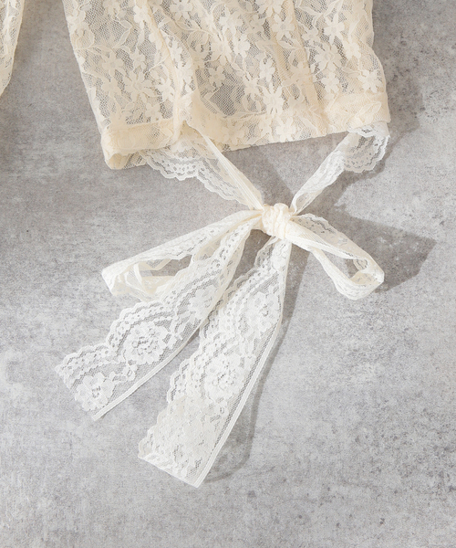 セール】【YUHAN WANG/ユハン ワン】lace trimmed biker shorts