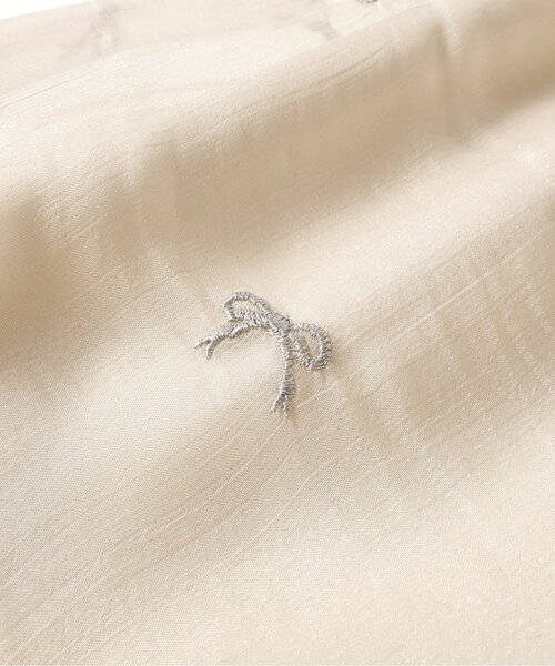 apres les cours（アプレレクール）の「シアーリボン刺繍チュニック（チュニック・キッズ・ブラック/アイボリー・140/130/120/110/100/90/80）」の6枚目の写真