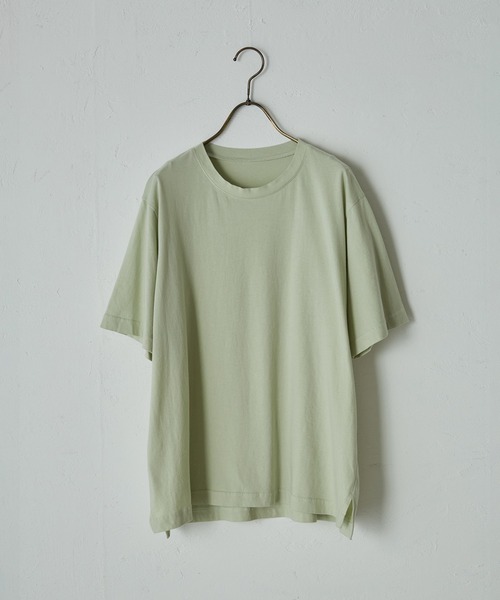 IKKUNA(イクナ)の「oversized t-shirt I(Tシャツ/カットソー・レディース・グリーン系その他/キナリ/ライラック・1)」の1枚目の写真