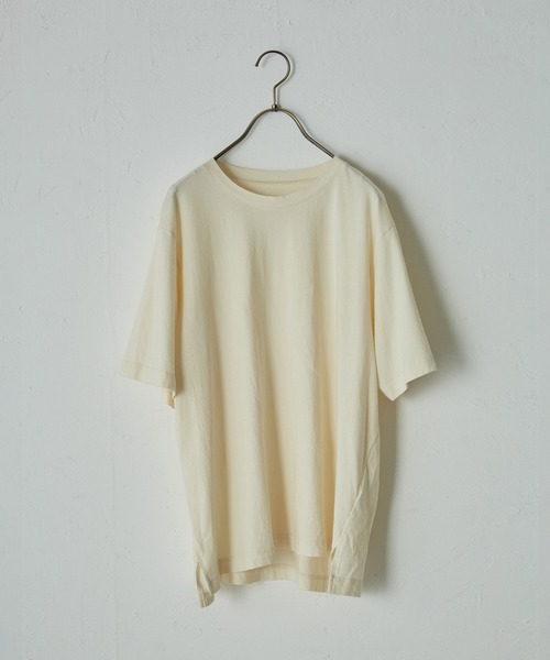 IKKUNA(イクナ)の「oversized t-shirt I(Tシャツ/カットソー・レディース・グリーン系その他/キナリ/ライラック・1)」の5枚目の写真