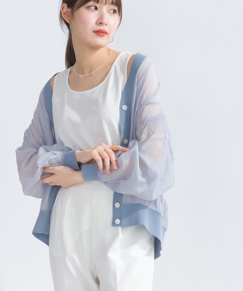 PICCIN（ピッチン）の「スラブ地前後2WAYタンクトップ（タンクトップ・レディース・グレー/ブラック/カーキ/オフホワイト・M）」の22枚目の写真