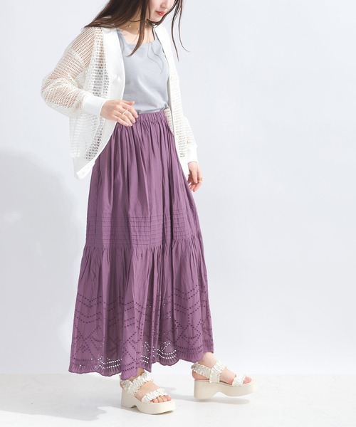 PICCIN（ピッチン）の「スラブ地前後2WAYタンクトップ（タンクトップ・レディース・グレー/ブラック/カーキ/オフホワイト・M）」の6枚目の写真