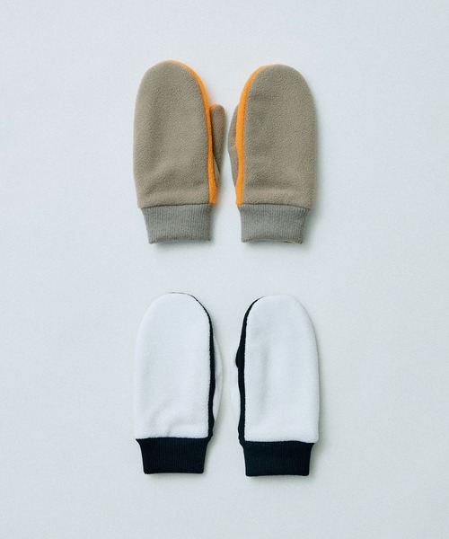 PAR ICI（パーリッシィ）の「バイカラー フリースミトン（手袋・レディース・グレー系その他/ホワイト系その他・FREE）」の5枚目の写真