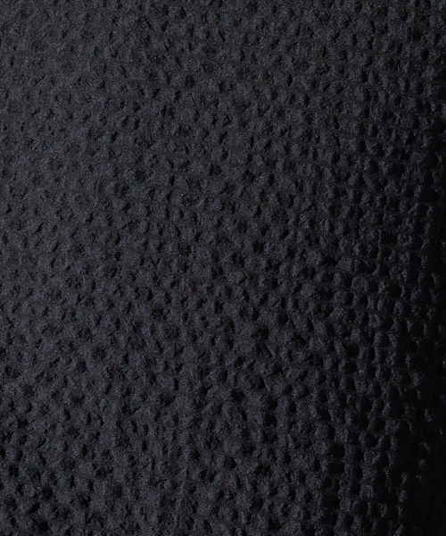 ABAHOUSE GRAY（アバハウスグレイ）の「【QuicDry / セットアップ対応】オニサッカー ライダーズジャケット / ブルゾン（ブルゾン・メンズ・ブラック/カーキ/ネイビー・46/48/50）」の12枚目の写真