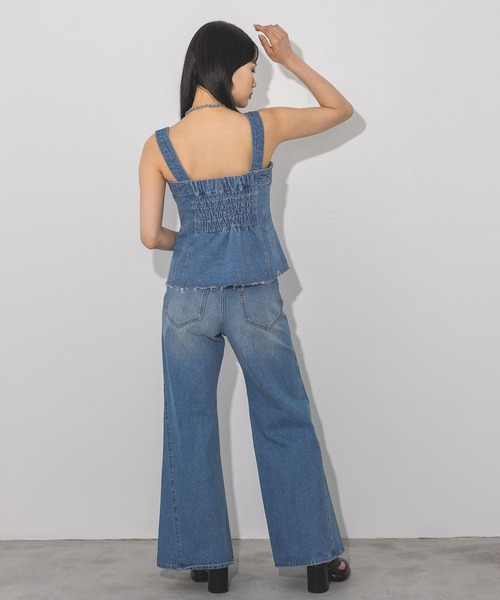 PAGEBOY（ページボーイ）の「ラインストーンデニムビスチェ（ベスト・レディース・ブルー/ブラック・FREE）」の17枚目の写真