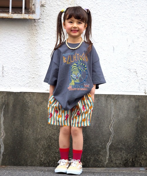 BIG FIELD（ビッグフィールド）の「総柄ショーツ（80～150cm）（その他パンツ・キッズ・レッド/チャコール/ネイビー/ライトブルー・90/95/100/110/120/130/140/150/80）」の12枚目の写真